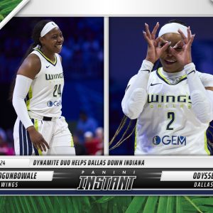 Arike Ogunbowale/Odyssy Sims - 2024 Panini Instant WNBA #158 - Jungle /25