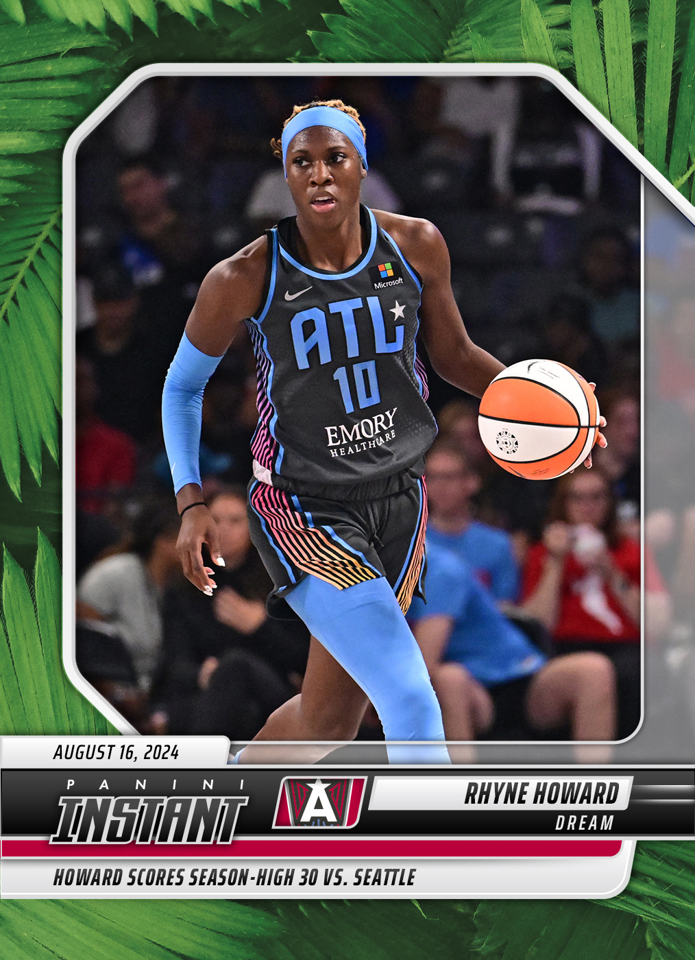 Rhyne Howard - 2024 Panini Instant WNBA #165 - Jungle /25