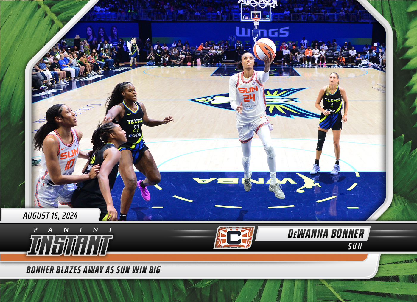 DeWanna Bonner - 2024 Panini Instant WNBA #167 - Jungle /25