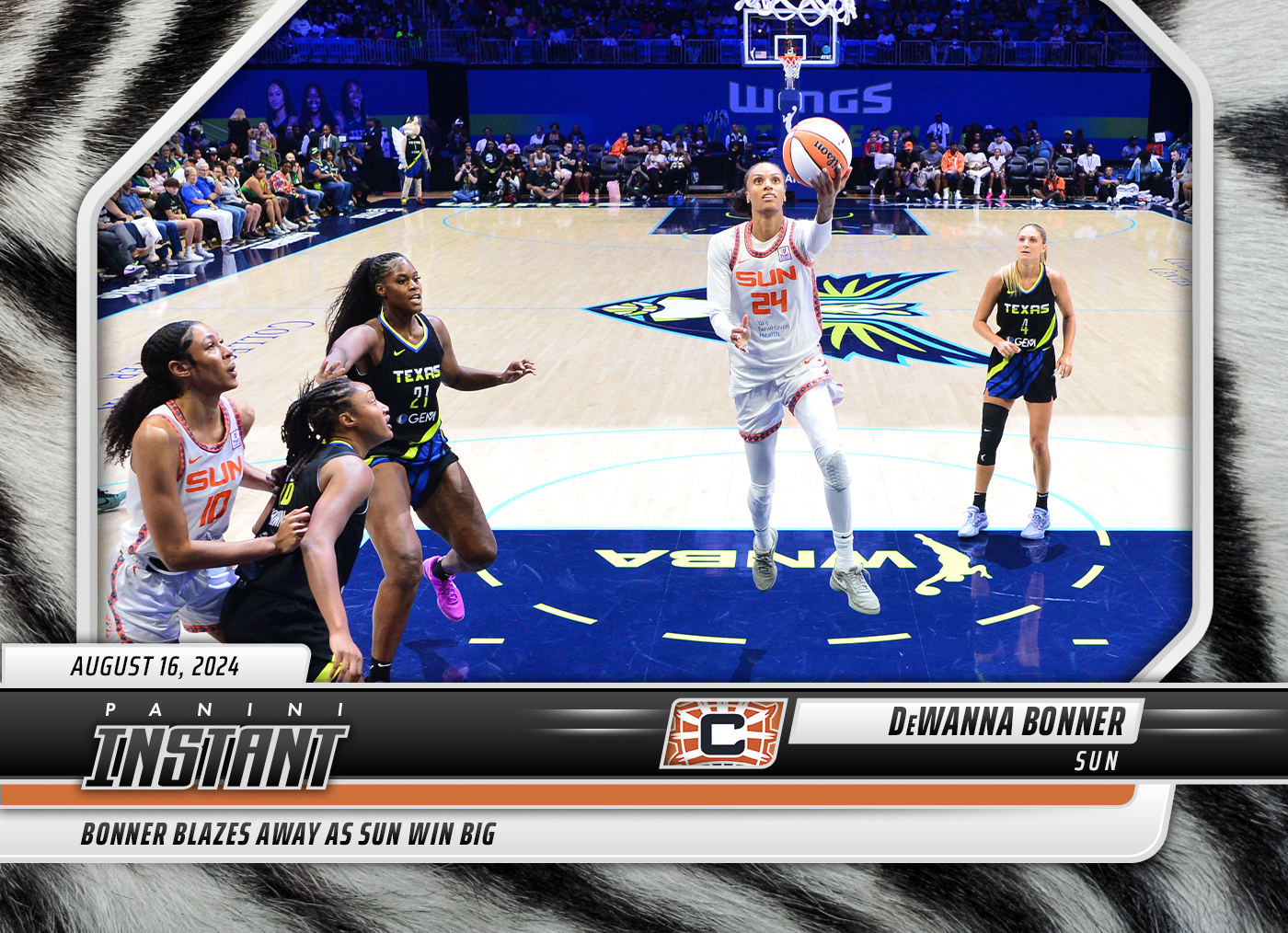 DeWanna Bonner - 2024 Panini Instant WNBA #167 - White Tiger /5