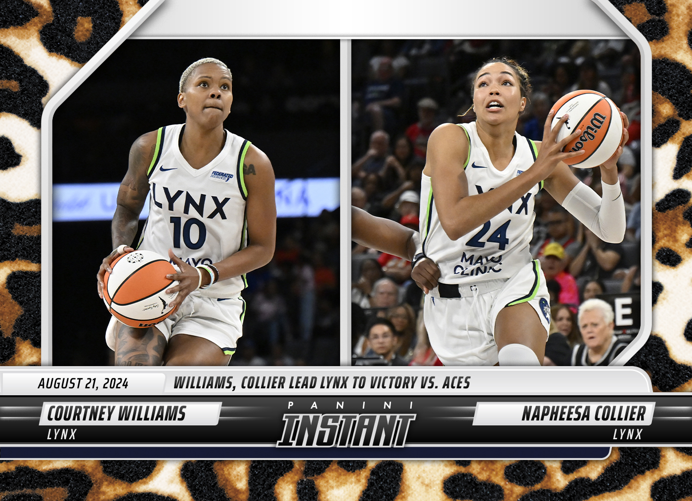 Courtney Williams/Napheesa Collier - 2024 Panini Instant WNBA #176 - Jaguar /10