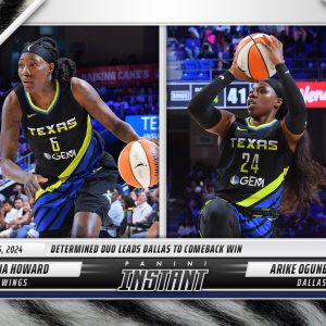 Natasha Howard/Arike Ogunbowale - 2024 Panini Instant WNBA #183 - White Tiger /5