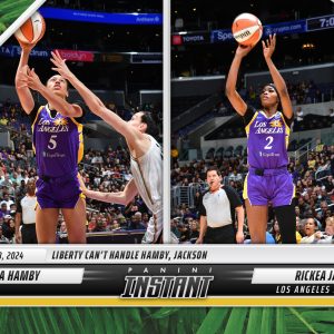 Dearica Hamby/Rickea Jackson - 2024 Panini Instant WNBA #187 - Jungle /25