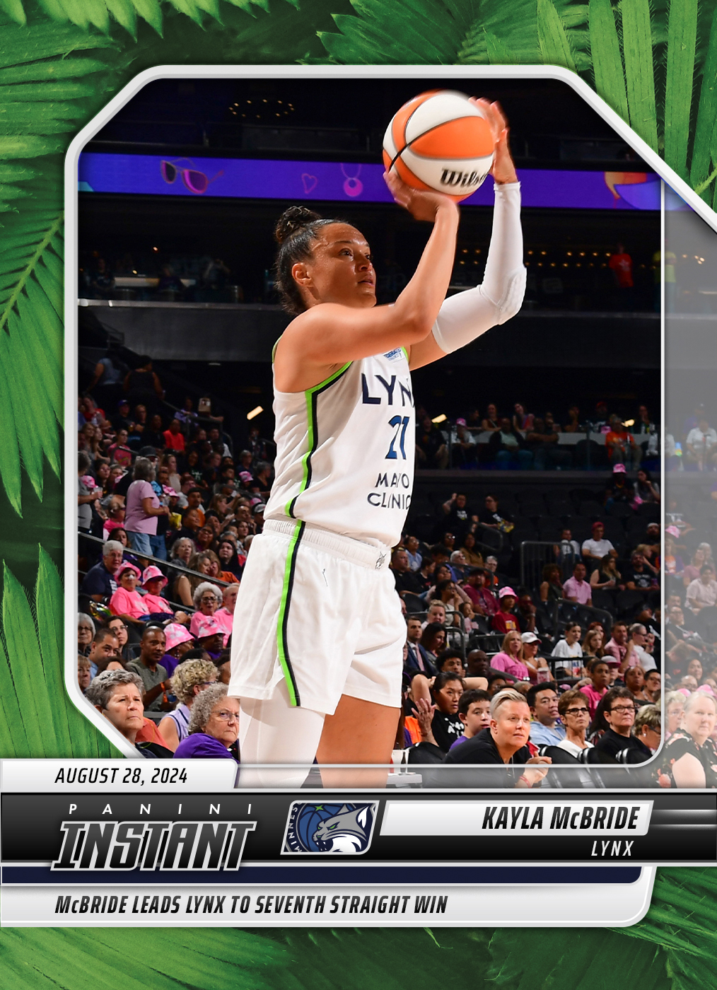 Kayla McBride - 2024 Panini Instant WNBA #188 - Jungle /25