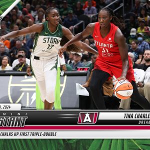 Tina Charles - 2024 Panini Instant WNBA #189 - Jungle /25