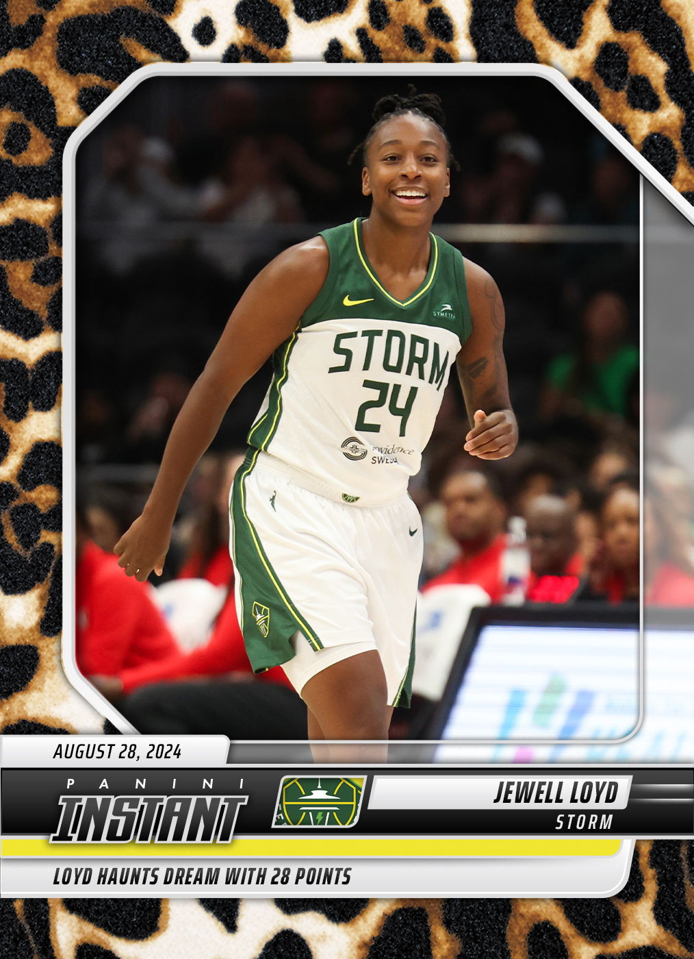Jewell Loyd - 2024 Panini Instant WNBA #190 - Jaguar /10