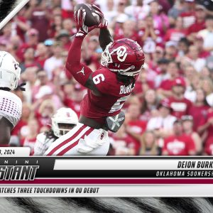 Deion Burks - 2024 Panini Instant College Football #DBA - White Tiger /5