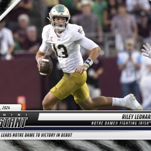 Riley Leonard - 2024 Panini Instant College Football #RLA - White Tiger /5