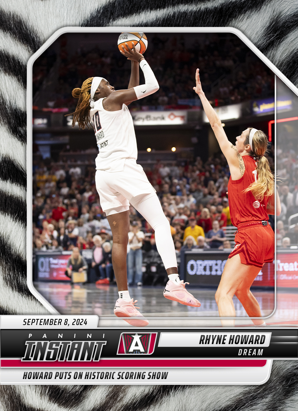 Rhyne Howard - 2024 Panini Instant WNBA #202 - White Tiger /5