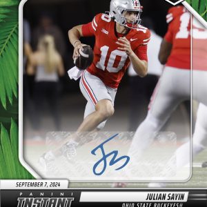 Julian Sayin - 2024 Panini Instant College Football #JSB - Jungle /25 Auto