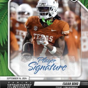 Isaiah Bond - 2024 Panini Instant College Football #IBA - Jungle /25 Auto