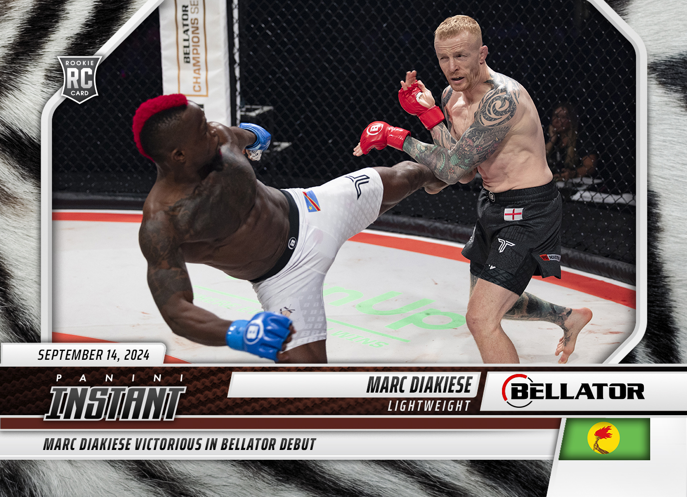 Marc Diakiese - 2024 Panini Instant Bellator #8 - White Tiger /5