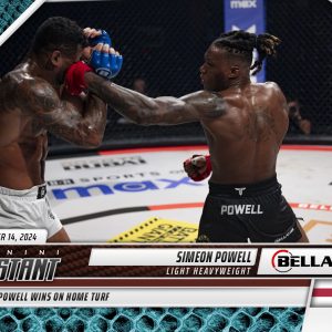 Simeon Powell - 2024 Panini Instant Bellator #12 - Blue Viper 1/1