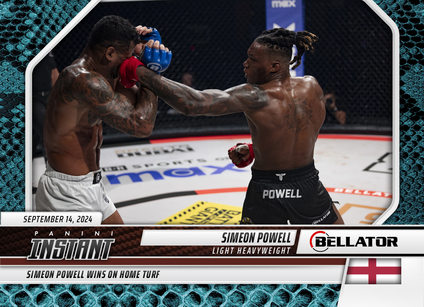 Simeon Powell - 2024 Panini Instant Bellator #12 - Blue Viper 1/1
