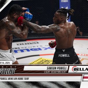 Simeon Powell - 2024 Panini Instant Bellator #12 - White Tiger /5