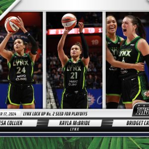Napheesa Collier/Kayla McBride/Bridget Carleton - 2024 Panini Instant WNBA #219 - Jungle /25