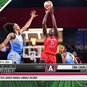 Tina Charles - 2024 Panini Instant WNBA #221 - Jungle /25