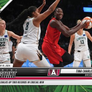Tina Charles - 2024 Panini Instant WNBA #223 - Jungle /25