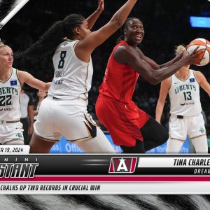 Tina Charles - 2024 Panini Instant WNBA #223 - White Tiger /5