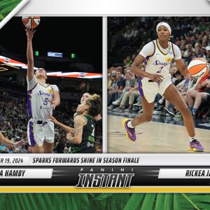 Dearica Hamby/Rickea Jackson - 2024 Panini Instant WNBA #226 - Jungle /25