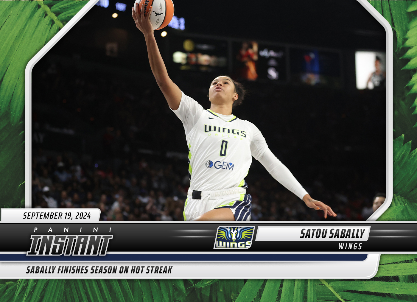 Satou Sabally - 2024 Panini Instant WNBA #227 - Jungle /25