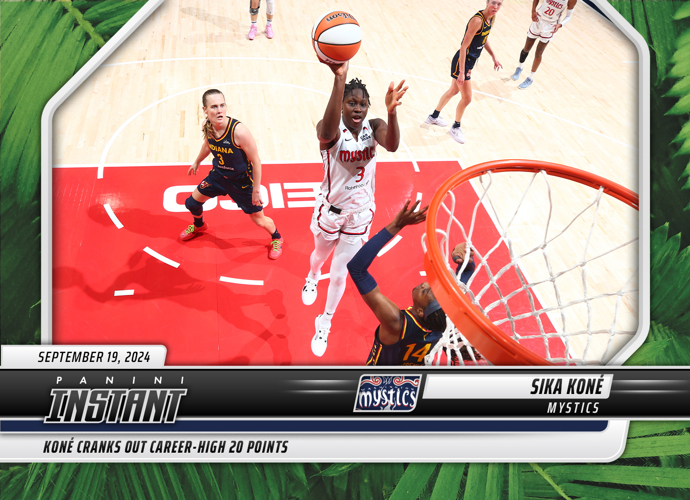 Sika Kone - 2024 Panini Instant WNBA #228 - Jungle /25