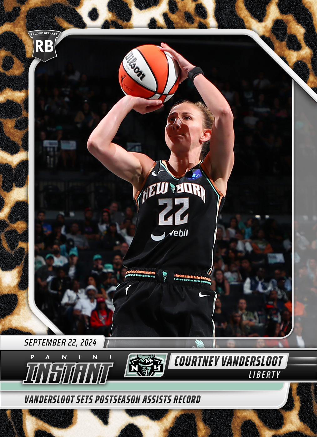 Courtney Vandersloot - 2024 Panini Instant WNBA #233 - Jaguar /10
