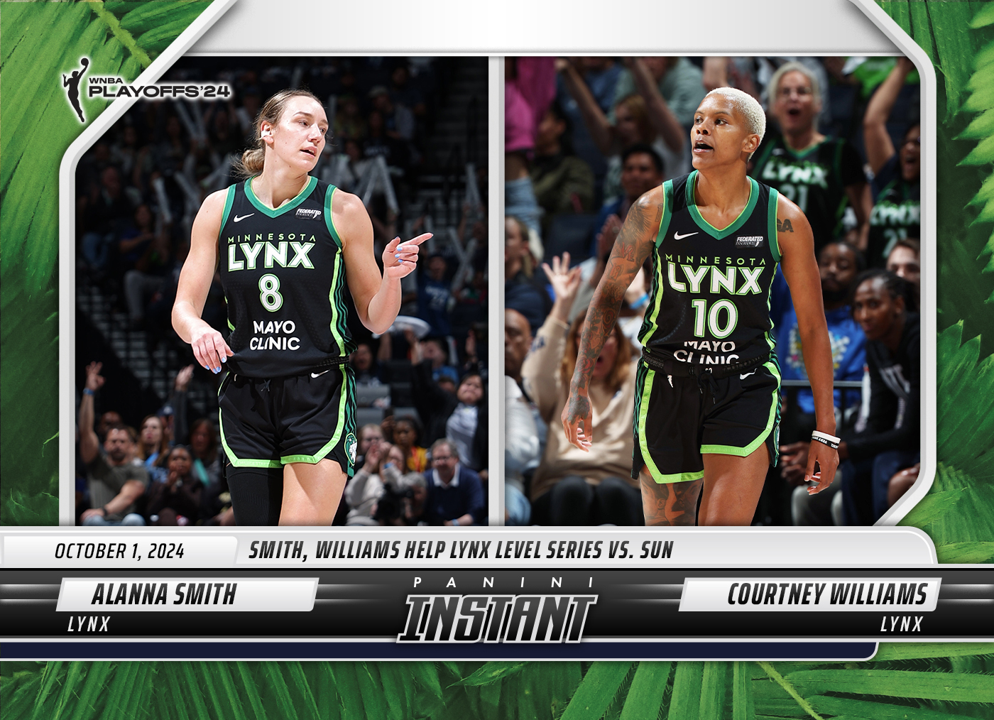 Alanna Smith/Courtney Williams - 2024 Panini Instant WNBA #243 - Jungle /25