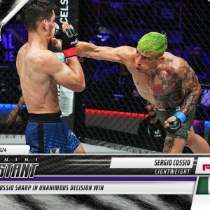 Sergio Cossio - 2024 Panini Instant PFL Season Highlights #13 - White Tiger /5