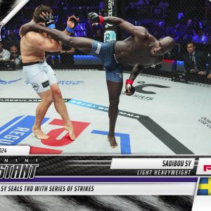 Sadibou Sy - 2024 Panini Instant PFL Season Highlights #15 - White Tiger /5