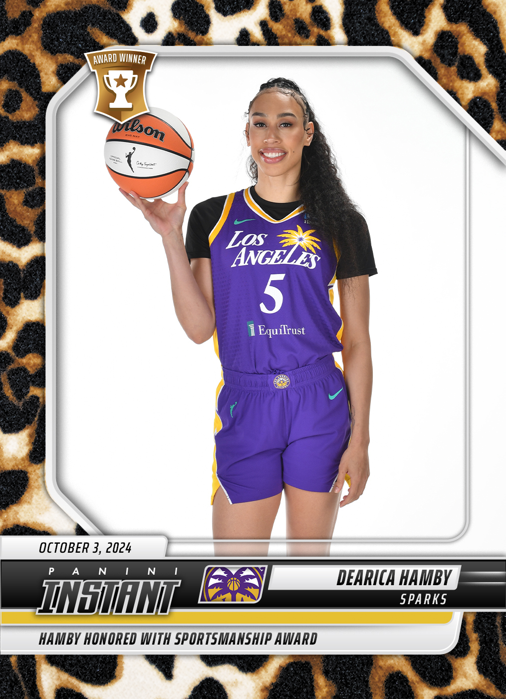 Dearica Hamby - 2024 Panini Instant WNBA #246 - Jaguar /10