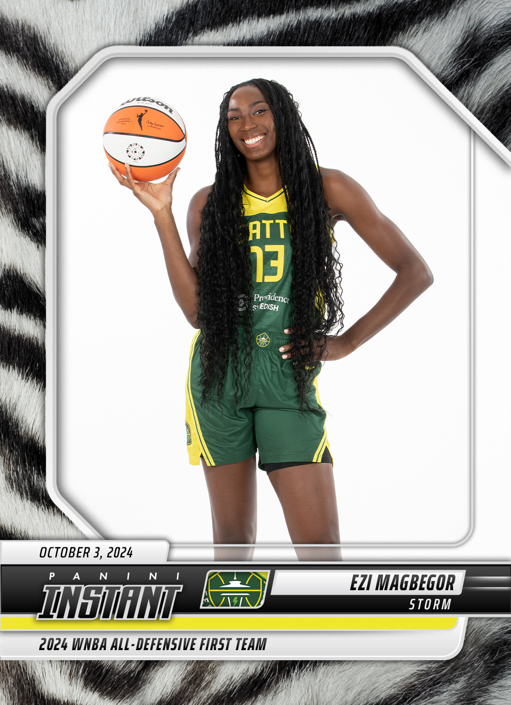 Ezi Magbegor - 2024 Panini Instant WNBA #254 - White Tiger /5