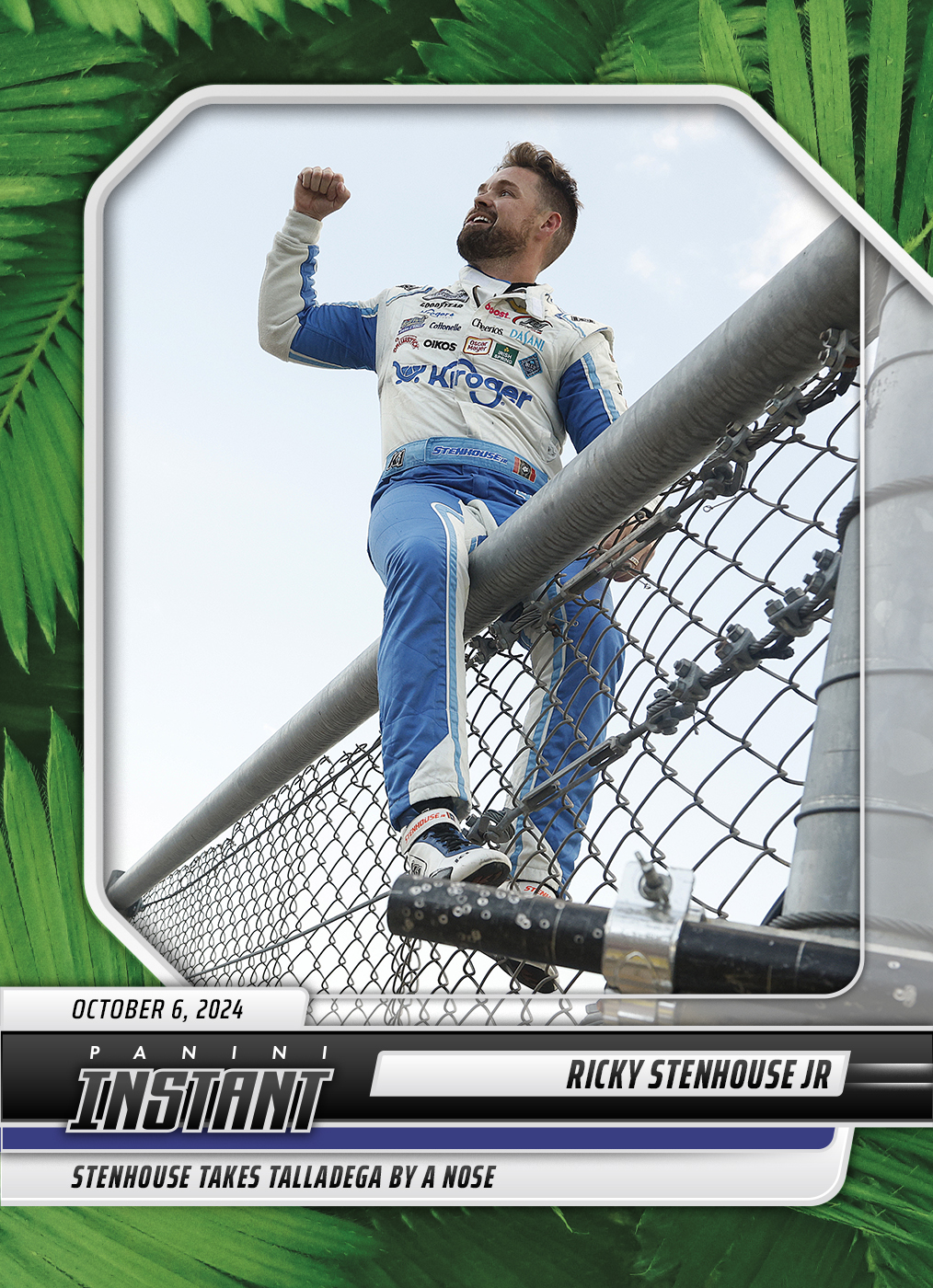 Ricky Stenhouse Jr. - 2024 Panini Instant NASCAR #8 - Jungle /25