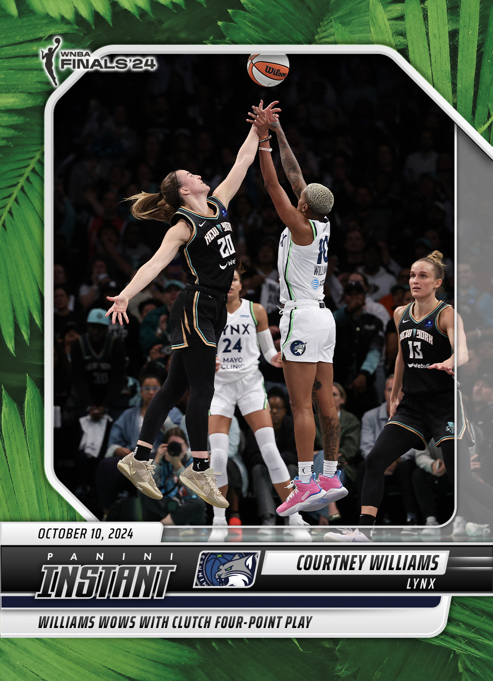 Courtney Williams - 2024 Panini Instant WNBA #261 - Jungle /25