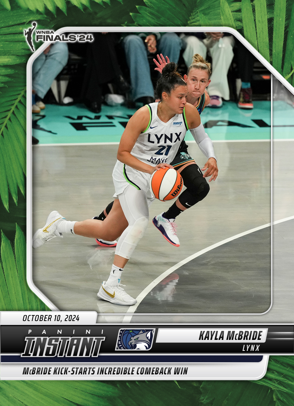 Kayla McBride - 2024 Panini Instant WNBA #262 - Jungle /25