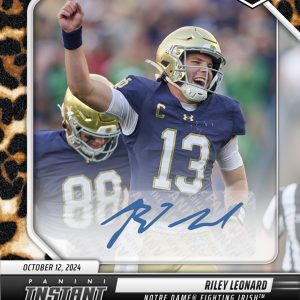 Riley Leonard - 2024 Panini Instant College Football #RLD - Jaguar /10 Auto