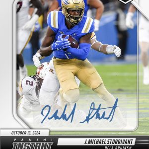 J. Michael Sturdivant - 2024 Panini Instant College Football #JMSA - Base /99 Auto