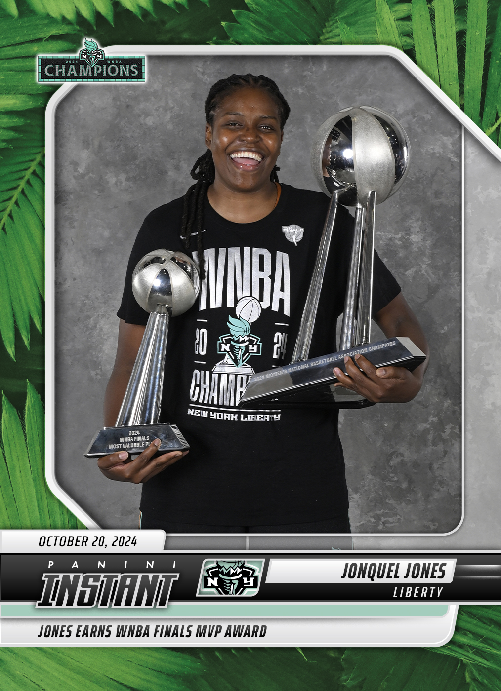 Jonquel Jones - 2024 Panini Instant WNBA #273 - Jungle /25
