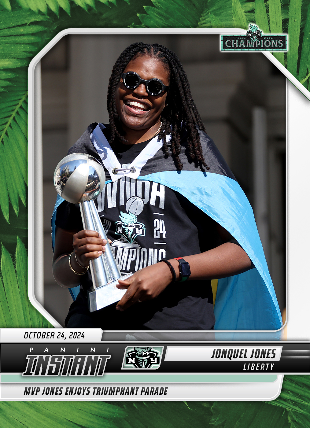 Jonquel Jones - 2024 Panini Instant WNBA #277 - Jungle /25