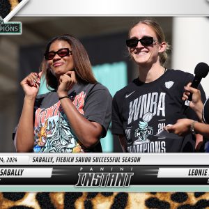 Nyara Sabally/Leonie Fiebich - 2024 Panini Instant WNBA #280 - Jaguar /10