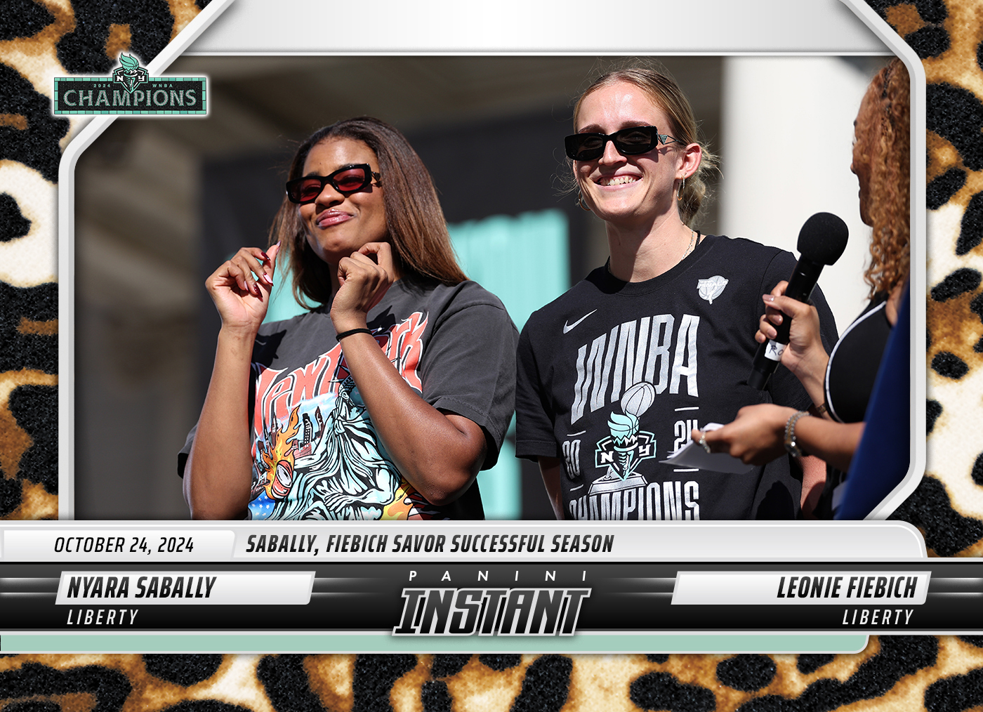 Nyara Sabally/Leonie Fiebich - 2024 Panini Instant WNBA #280 - Jaguar /10