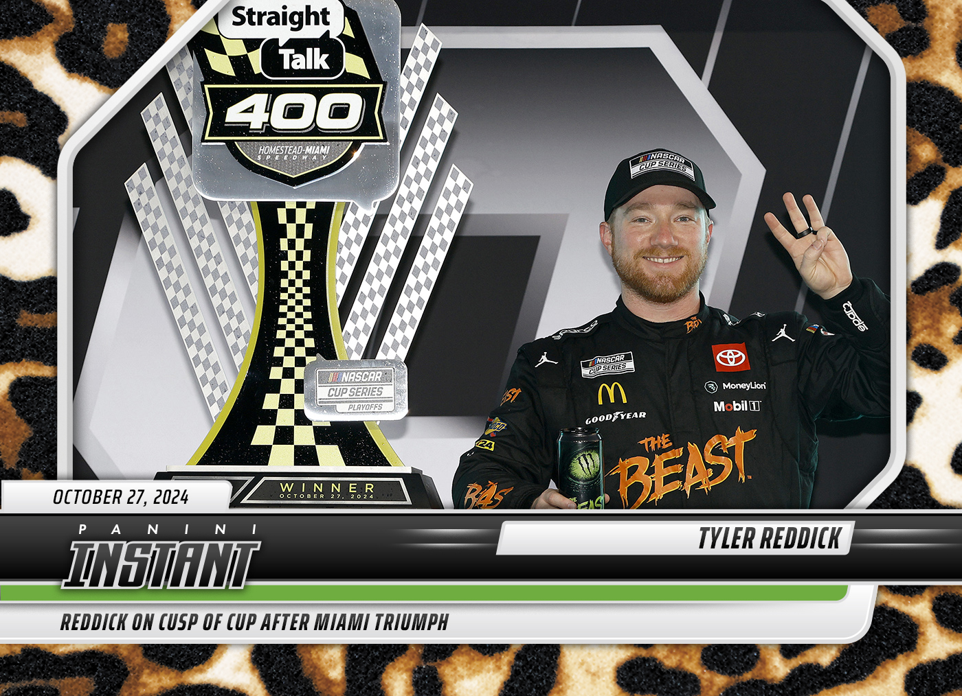 Tyler Reddick - 2024 Panini Instant NASCAR #11 - Jaguar /10
