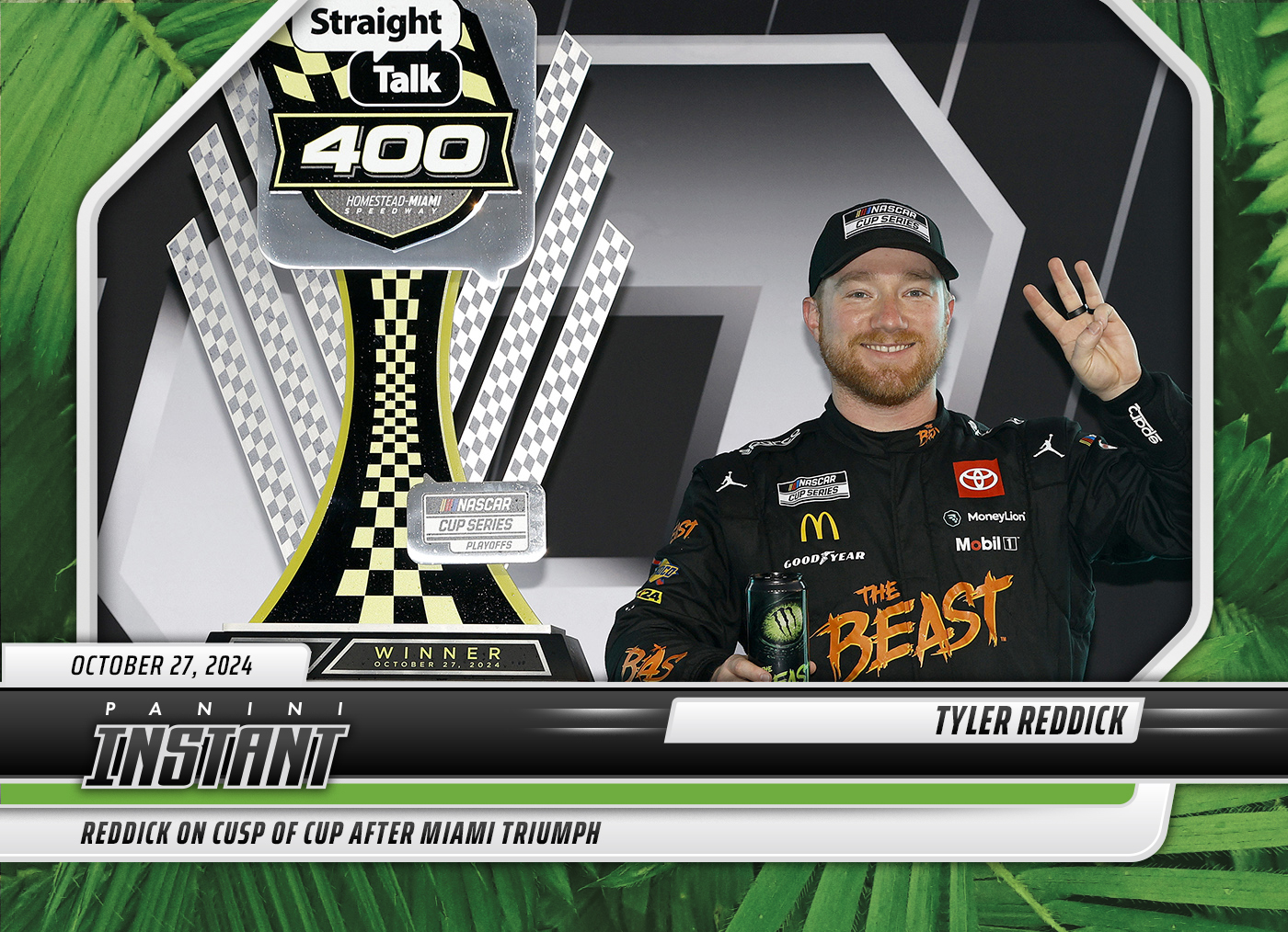 Tyler Reddick - 2024 Panini Instant NASCAR #11 - Jungle /25