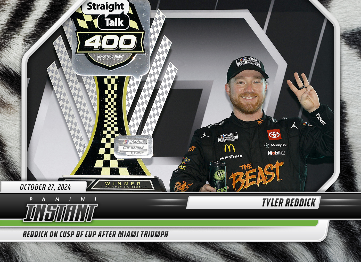 Tyler Reddick - 2024 Panini Instant NASCAR #11 - White Tiger /5