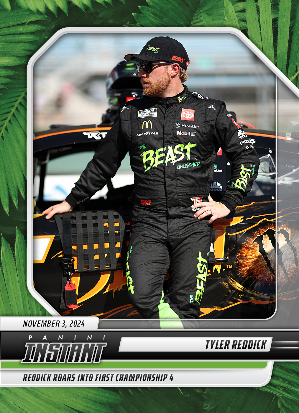 Tyler Reddick - 2024 Panini Instant NASCAR #12 - Jungle /25