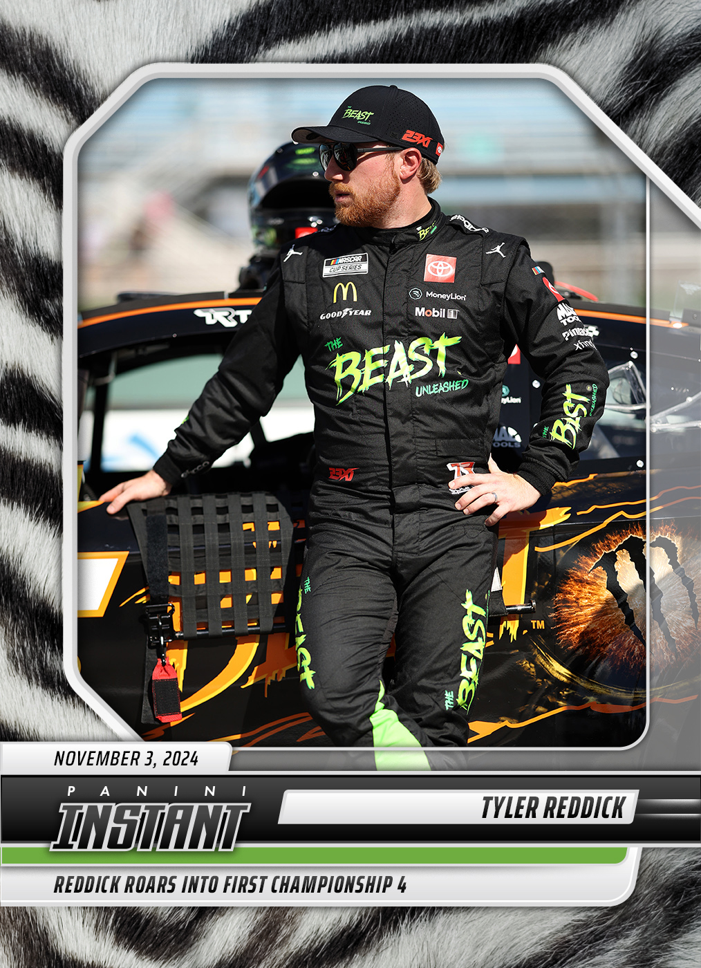 Tyler Reddick - 2024 Panini Instant NASCAR #12 - White Tiger /5