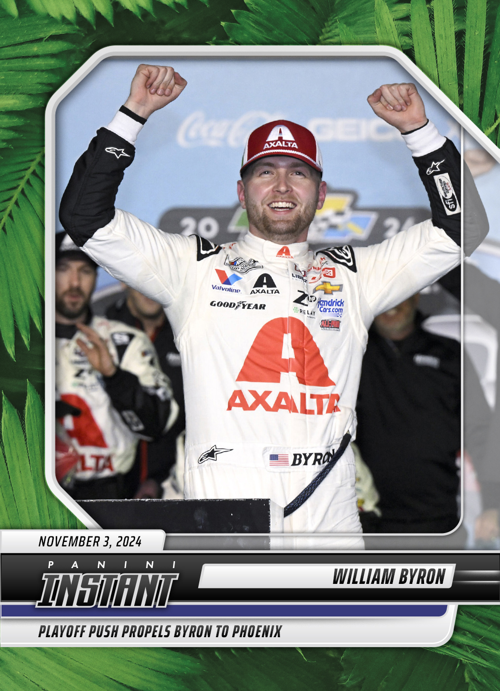 William Byron - 2024 Panini Instant NASCAR #13 - Jungle /25