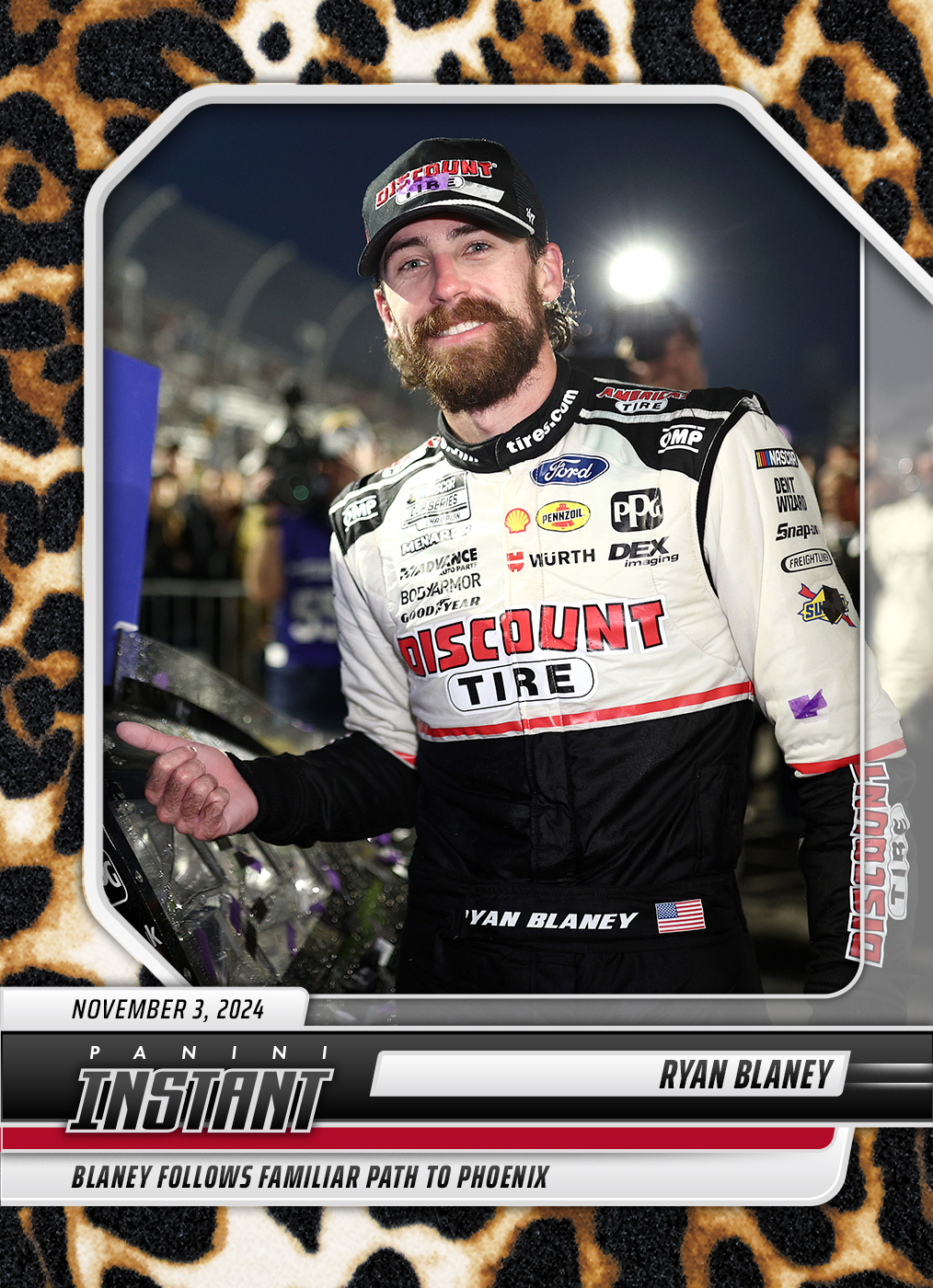 Ryan Blaney - 2024 Panini Instant NASCAR #15 - Jaguar /10