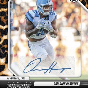 Omarion Hampton - 2024 Panini Instant College Football #OHA - Jaguar /10 Auto