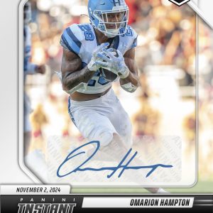 Omarion Hampton - 2024 Panini Instant College Football #OHA - Base /99 Auto